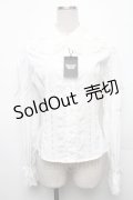 Innocent World / クラシカルリボンブラウス L 白 S-26-03-06-008-IW-BL-AS-ZS