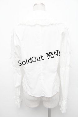 画像2: Innocent World / クラシカルリボンブラウス L 白 S-26-03-06-008-IW-BL-AS-ZS