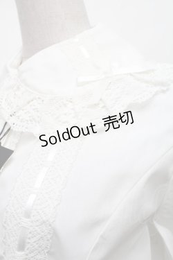 画像4: Innocent World / クラシカルリボンブラウス L 白 S-26-03-06-008-IW-BL-AS-ZS