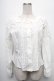 画像1: Innocent World / トーションレースラウンドネックブラウス L 白 S-26-03-06-009-IW-BL-AS-ZS (1)