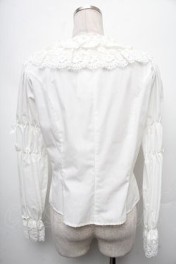 画像2: Innocent World / トーションレースラウンドネックブラウス L 白 S-26-03-06-009-IW-BL-AS-ZS