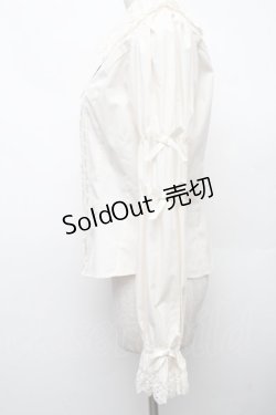 画像3: Innocent World / クラシカルリボンブラウス L オフ S-26-03-06-010-IW-BL-AS-ZS