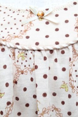 画像3: Cherir la femme / コットンワンピース  ブラウン S-26-03-06-012-LO-OP-AS-ZS