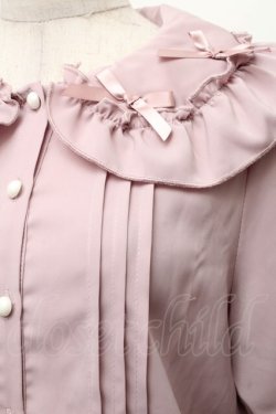 画像3: MA*RS / 襟フリルリボン半袖ブラウス  ピンク S-26-03-06-015-EL-BL-HR-ZS