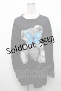 TRAVAS TOKYO / バタフライベアープリントロングスリーブカットソー  黒 S-26-03-06-022-PU-JA-AS-ZS