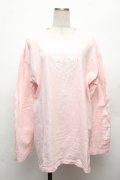 KRY CLOTHING / プリントロンT  ピンク S-26-03-08-026-EL-TO-HR-ZS