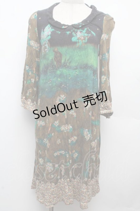 画像1: Cherir la femme / コットンワンピース  ブラウン S-26-03-08-029-LO-OP-AS-ZS (1)