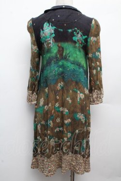 画像2: Cherir la femme / コットンワンピース  ブラウン S-26-03-08-029-LO-OP-AS-ZS