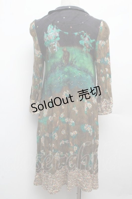 画像2: Cherir la femme / コットンワンピース  ブラウン S-26-03-08-029-LO-OP-AS-ZS (2)