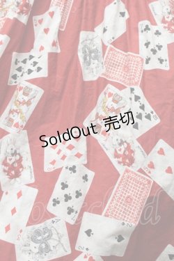 画像4: PINK HOUSE / トランプ柄ワンピース  赤 S-26-03-08-031-LO-OP-AS-ZS