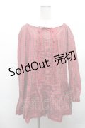 PINK HOUSE / チェックチュニックブラウス   S-26-03-08-032-LO-BL-AS-ZS