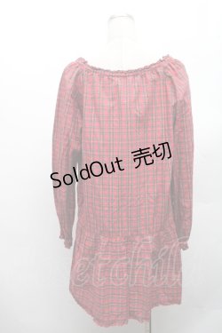 画像2: PINK HOUSE / チェックチュニックブラウス   S-26-03-08-032-LO-BL-AS-ZS