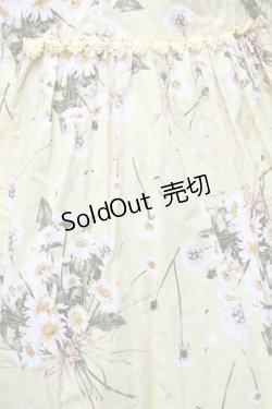 画像4: PINK HOUSE / ヒナギクブーケ柄ワンピース  イエロー S-26-03-08-036-LO-SK-AS-ZS