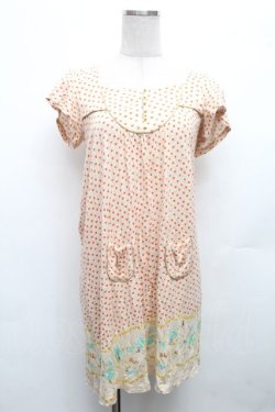 画像1: Cherir la femme / コットンワンピース  オフ S-26-03-08-039-LO-OP-AS-ZS