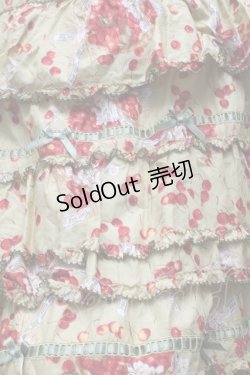 画像3: PINK HOUSE / チェリープリントスカート  イエロー S-26-03-08-044-LO-SK-AS-ZS