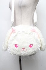 画像2: BABY,THE STARS SHINE BRIGHT / うさくみゃんのおかおBag  白 S-26-03-08-005-BA-BG-AS-ZS (2)