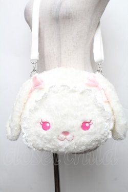 画像2: BABY,THE STARS SHINE BRIGHT / うさくみゃんのおかおBag  白 S-26-03-08-005-BA-BG-AS-ZS