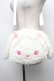 画像2: BABY,THE STARS SHINE BRIGHT / うさくみゃんのおかおBag  白 S-26-03-08-005-BA-BG-AS-ZS (2)