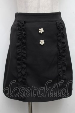 画像1: evelyn / ビジュータイトスカート  黒 S-26-03-08-048-LO-PA-HR-ZS