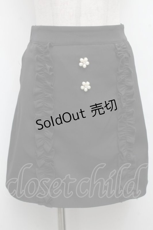 画像1: evelyn / ビジュータイトスカート  黒 S-26-03-08-048-LO-PA-HR-ZS (1)