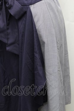 画像3: axes femme / 切替スカート  紺 S-26-03-08-049-AX-TO-AS-ZS