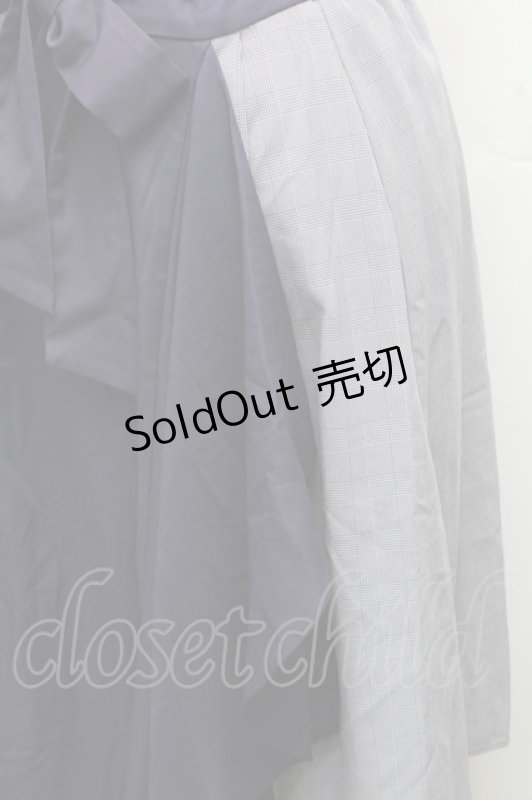 画像3: axes femme / 切替スカート  紺 S-26-03-08-049-AX-TO-AS-ZS (3)