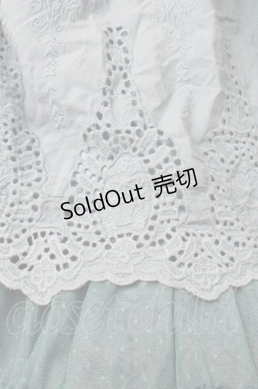 画像3: axes femme / ウエスト編み上げレーススカート  グリーン S-26-03-08-050-AX-SK-AS-ZS (3)