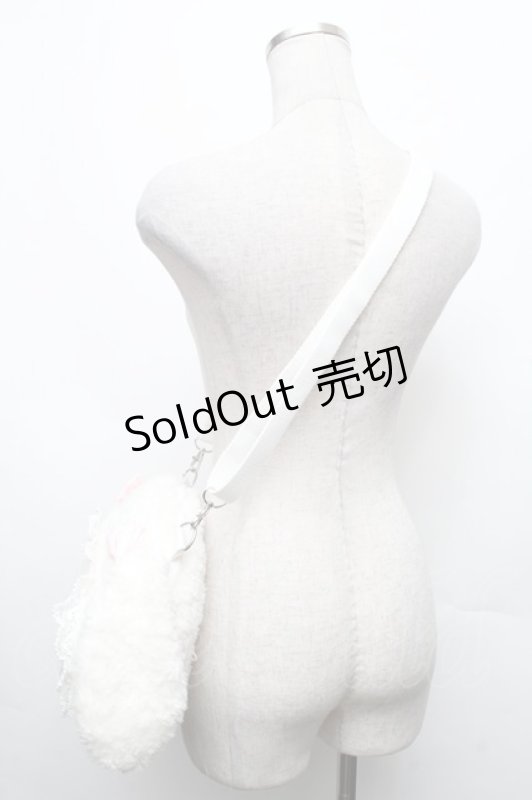 画像3: BABY,THE STARS SHINE BRIGHT / うさくみゃんのおかおBag  白 S-26-03-08-005-BA-BG-AS-ZS (3)