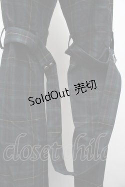 画像5: PEACE NOW / チェックボンテージパンツ  グリーン S-26-03-08-056-PU-PA-HR-ZS