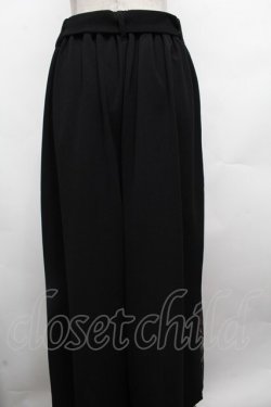 画像2: axes femme / リリー刺繍タック入ワイドパンツ  黒 S-26-03-08-057-AX-PA-AS-ZS