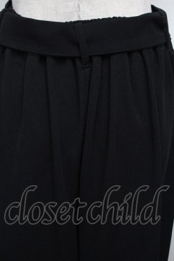 画像6: axes femme / リリー刺繍タック入ワイドパンツ  黒 S-26-03-08-057-AX-PA-AS-ZS