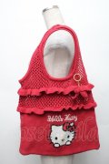 axes femme / ハローキティニットバッグ  赤 S-26-03-08-006-AX-BG-AS-ZS