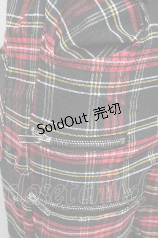 画像5: NieR Clothing / チェックパンツ  赤 S-26-03-08-058-PU-PA-AS-ZS (5)