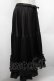 画像3: axes femme kawaii / ミディフリルペチスカート  黒 S-26-03-08-060-AX-SK-HR-ZS (3)