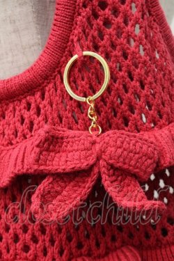 画像4: axes femme / ハローキティニットバッグ  赤 S-26-03-08-006-AX-BG-AS-ZS