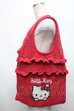 画像5: axes femme / ハローキティニットバッグ  赤 S-26-03-08-006-AX-BG-AS-ZS