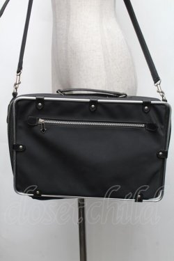 画像2: Jean Paul GAULTIER / アルミフレームショルダーBAG(大)  黒 S-26-03-08-008-GO-BG-AS-ZS