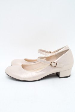 画像2: あしながおじさん / ラメパンプス 23.5 アイボリー S-26-03-08-002-PU-SH-HR-ZS