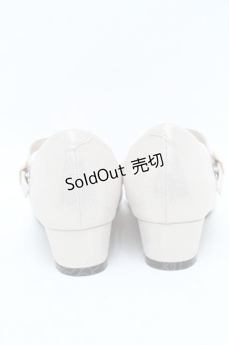 画像3: あしながおじさん / ラメパンプス 23.5 アイボリー S-26-03-08-002-PU-SH-HR-ZS (3)