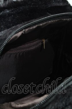 画像4: Secret Honey / ファーリボンミニリュック  黒 S-26-03-08-011-CA-BG-HR-ZS