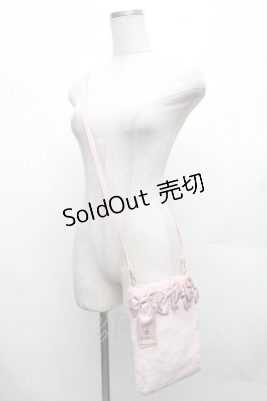 画像1: m petit by misako / AMリボンショルダーバッグ  ピンク S-26-03-08-012-LO-BG-AS-ZS (1)