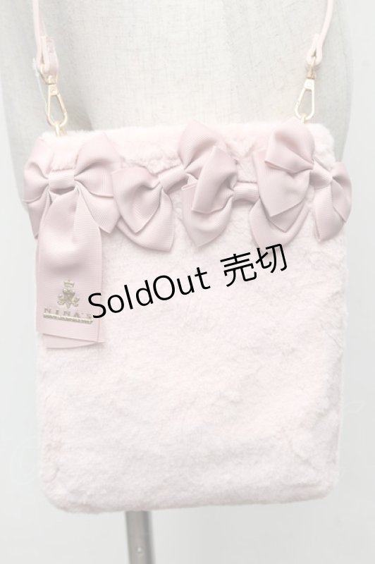 画像2: m petit by misako / AMリボンショルダーバッグ  ピンク S-26-03-08-012-LO-BG-AS-ZS (2)