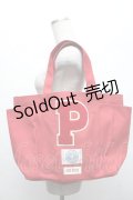 PINK HOUSE / ロゴワッペントートバッグ  赤 S-26-03-08-013-LO-BG-AS-ZS