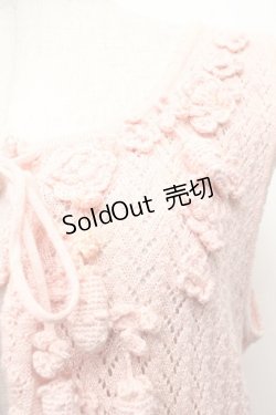 画像3: PINK HOUSE / ニットベスト  ピンク S-26-03-08-015-LO-TO-AS-ZS