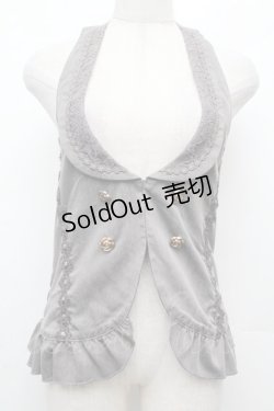 画像1: axes femme / バックティアードベスト  グレー S-26-03-08-017-AX-TO-AS-ZS