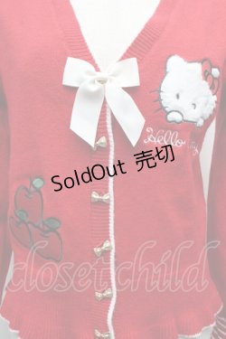 画像3: axes femme / ハロ‐キティカーディガン  赤 S-26-03-08-020-AX-TO-AS-ZS