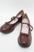 m petit by misako / リボンパンプス M ブラウン S-26-03-10-001-LO-SH-AS-ZS