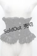 ATELIER PIERROT / Frill Short Corset コルセット  黒 S-26-03-10-041-EL-TO-TE-ZS