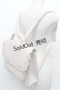 画像2: m petit by misako / スカラップ被せの3WAYバッグ  ベージュ S-26-03-10-044-0-BG-HR-ZS