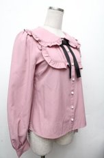 画像3: Ank Rouge / ヨーク切替ブラウス  ピンク S-26-03-10-050-CA-BL-AS-ZS (3)